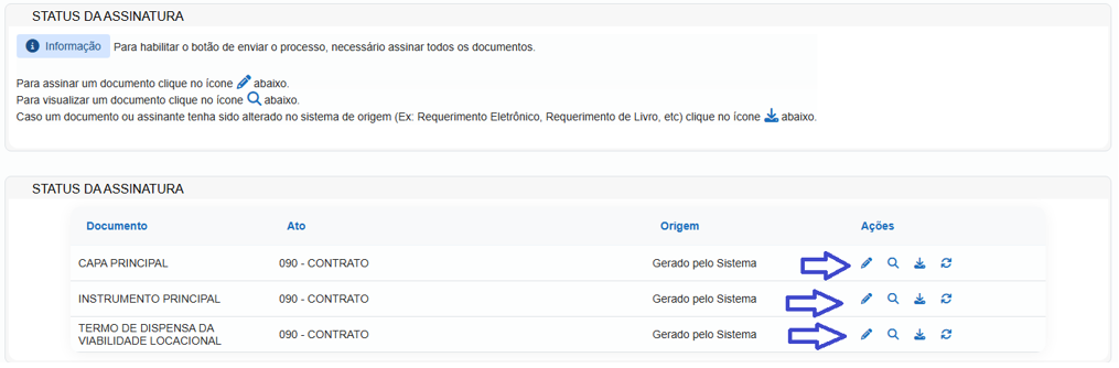 Status da Assinatura