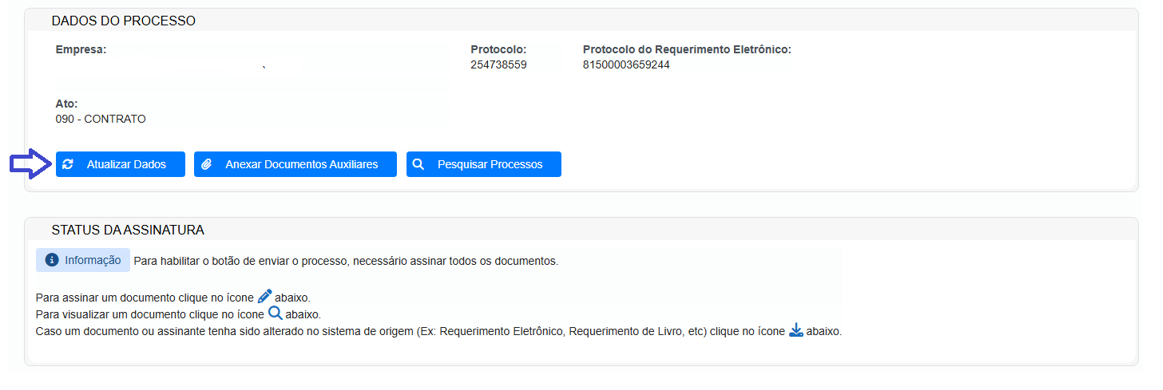 Dados do Processo